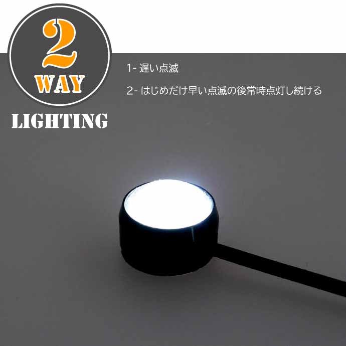 Amazon.co.jp: 12LED ボタン型LEDアンダースポットライト 常時