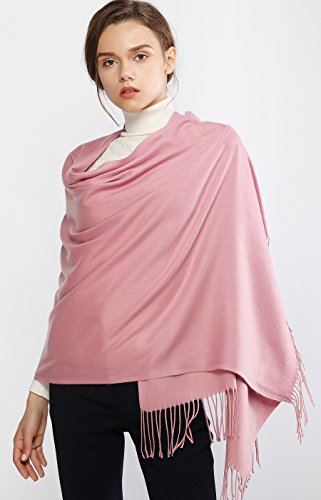 Scarfs For Women Winter Pink Pashmina Shawls And Wraps For Evening Dresses Warm Large Scarves Wedding Shawl #TOP3