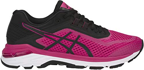 ASICS GT-2000 6 Running Shoes, Pink (Bright Rose/Black/White 2190), 3.5 UK