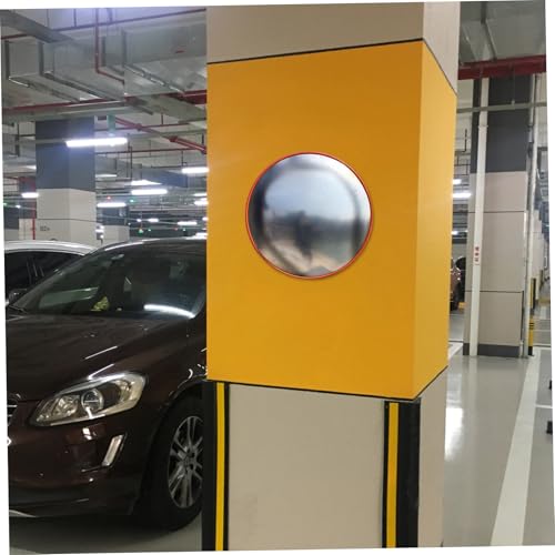 Miroir convexe 12 grand angle en PC avec support mural pour garage