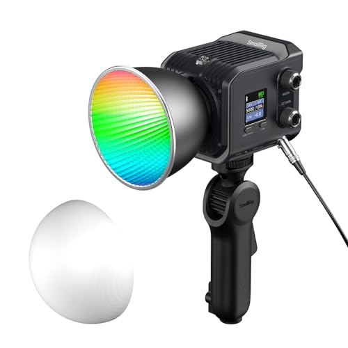 Projecteur COB LED SmallRig RC 100C avec prise EU version pro en bleu
