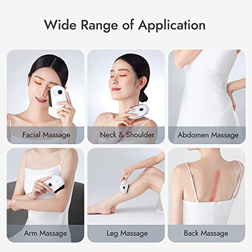 Zdeer Gua Sha Facial Tools, Electric Gua Sha With Heat & Vibration Face Massager,Gua Sha Stone Guasha Tool For Face,Anti-Aging & Wrinkles,Puffiness,Double Chin Reducer,Tension Relief(Black) #TOP7