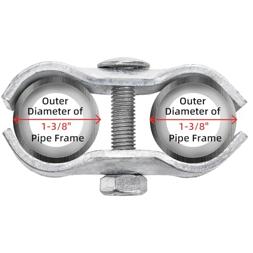 Galvanized dog kennel clamps by WRINGKIT