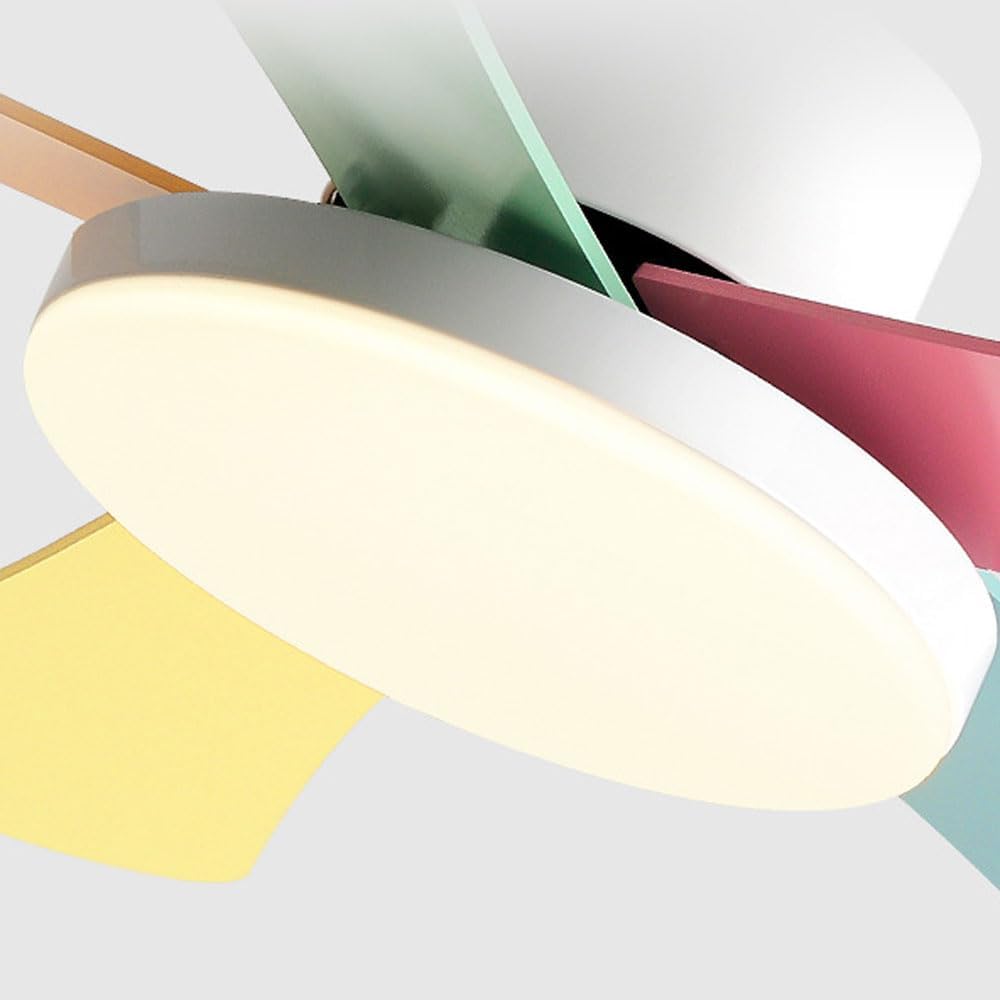 Ceiling Fans With Integrated LED Lights Contemporary Indoor LED Ceiling Fan With Light Remote Control Reversible Ceiling Fans Lighting 5 Blades 6 Speed Dimmable Ceiling Fans Lights For Kitchen Patio