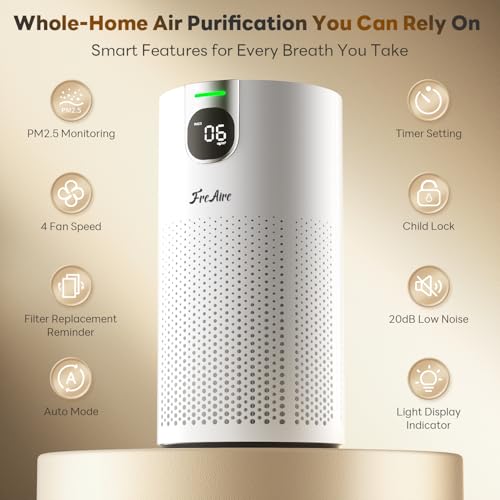 True HEPA Air Purifier for Allergies