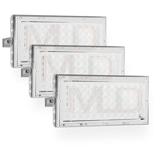 Image of MLD 10W Led Flood Light AC 220V Waterproof Brick focus Floodlights for indoor outdoor Lights | White | 10 Watt | Pack Of 3