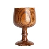 XH Hand-made Solid Wood Wine Goblet Communion Chalice Cup 100mL (Approx 3.4oz)