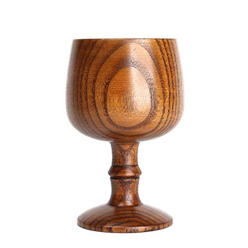 XHWine Hand-made Solid Wood Wine Goblet Cup 150mL (Approx 7oz)