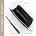 Bald Ea-gle Bird Usa Thundering Leather Wallet Fashion Purse Long Pouch with Wrist Strap for Men Women