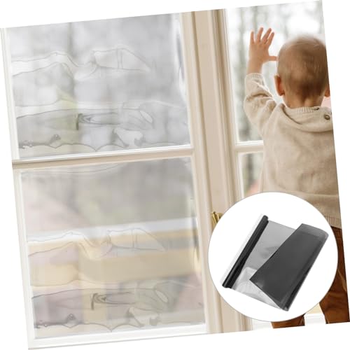 Película adhesiva para ventana PRETYZOOM 200x50 cm transparente miniatura 6