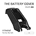 IUVWISN Battery Cover for Surron LBX, Electric Dirt Bike Battery Cover Lid Warp for Sur Ron Light Bee X/S Imitation Carbon Fiber,PP Material