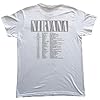 Nirvana T Shirt in Utero Tour Band Logo Official White S #1