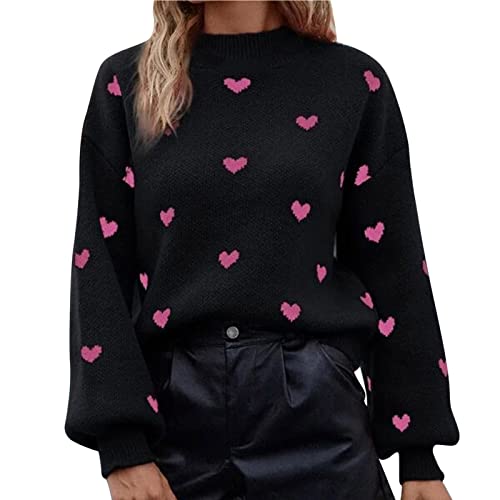Mignon tête de père noël pull doux pour filles le cadeau vintage idéal d'hiver
