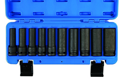 Laser 7041 Deep Impact Socket Set 1/2"D 10pc, Assorted, 1/2 inches - Image 3