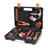 Yougfin Tool Kit 38-Piece, General Household Basic Hand Tool Sets with Easy Carrying Storage Case,...