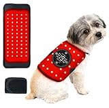 NKJNKFS Pet Red Light Therapy Device with Heat, Infrared Pain Relief Massager, LED Infrared Red Light Therapy for Dogs, Portable Pet Physiotherapy Tool Round Host