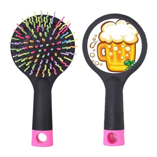 Brosse à cheveux démêlante base coussin pour volume et brillance