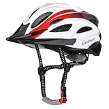 VENTILACIÓN: Las rejillas de ventilación simétricas y aerodinámicas pueden conducir el flujo de aire a través de los cascos para expulsar el calor. Los usuarios no sentirán ninguna presión con nuestro casco ultraligero para adulto.