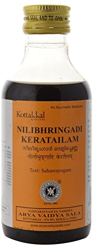 Nilibhringadi Keratailam Kottakkal soin cheveux indien naturel lot de 4