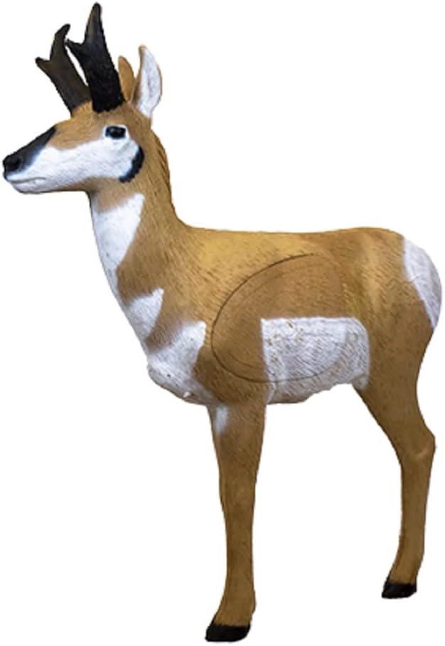 Rinehart Signature Antelope 3D Archery Target | Realistic Pronghorn Antelope with Replaceable Vital Insert | Broadhead & Field Point Compatible | Self-Healing Foam | Made in USA
