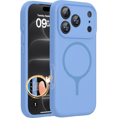 Miracase Silicone & Magnetic for iPhone 18 Pro Max Case, Glacier