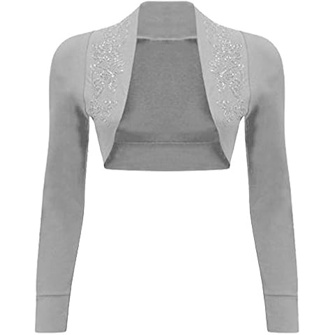 Boléro Hamishkane en coton gris Cover