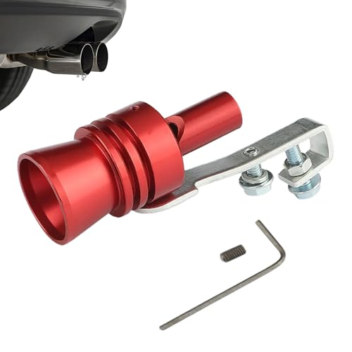 Sifflet Turbo Pour Voiture - Simulateur De Bruit Turbo En Aluminium, Embout De Silencieux Style Voiture De Sport, Sound Pipe Valve Pour Pot D'échappement, Installation...