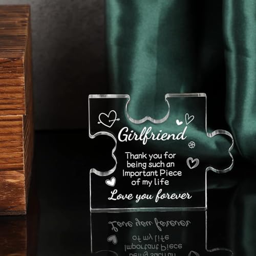 Image of Heart shaped plaque gift (Girlfriend)