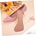 LALAFINA 1pair Absorbing High Heel Insoles Leather Shoe Cushions for Women Daily Use Breathable Comfortable Foot Support Reduces Pressure Easy to Use