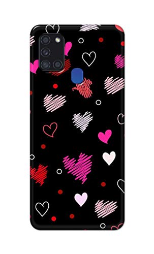 Image of PRINTFIDAA Vibrations of Love Hard Back Cover for Samsung Galaxy A21S, SM-A217F / DS, SM-A217M / DS, SM-A217F / DSN Back Cover -(P6) KAT1009