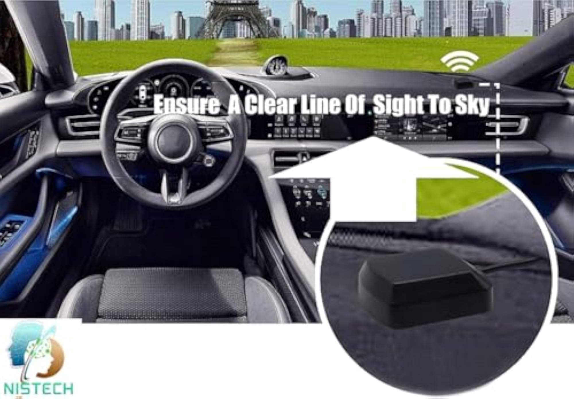 NISTECH 28dbi GPS Antenna with Fakra Connector
