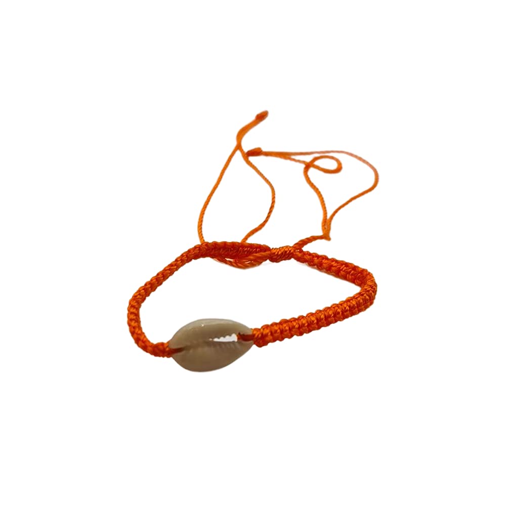 VIE Beach Bracelet, Sea Shell, Orange
