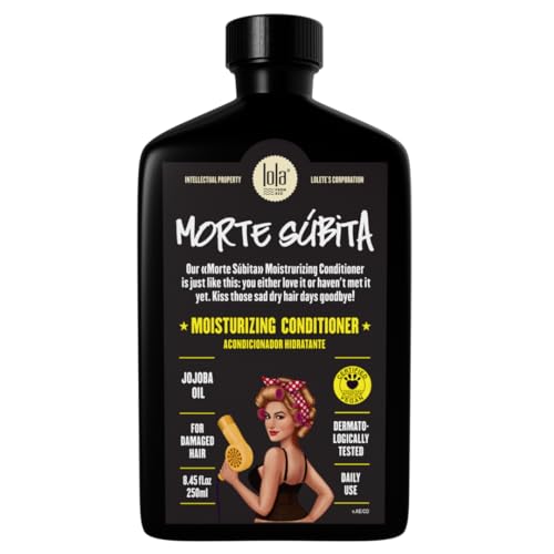Lola From Rio - Morte Subita - Condicionador hidratante para todos os tipos de cabelos secos e danificados, vegano, sem crueldade, sem parabenos, sem sulfatos, 250 g