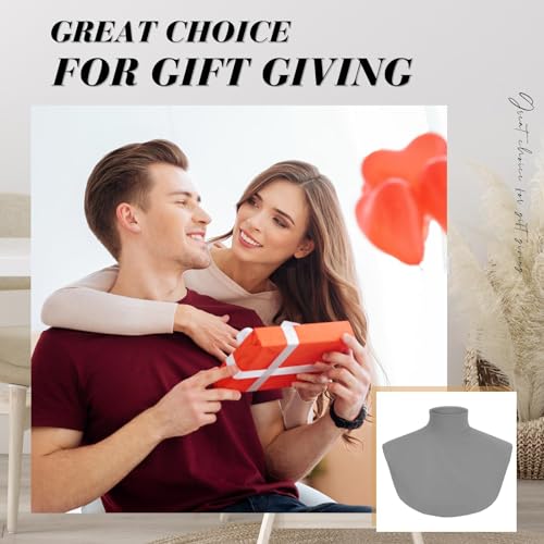 Image of Cutecrop Turtleneck Dickey Extra Large Fake Collar Detachable Dickey Collar Half Mock Turtleneck for Men Women