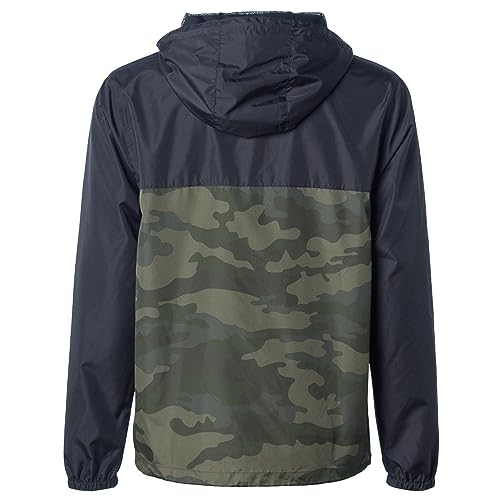 Image of Global Blank Men's Windbreaker Jacket Lightweight Water-Resistant Windbreakers for Men