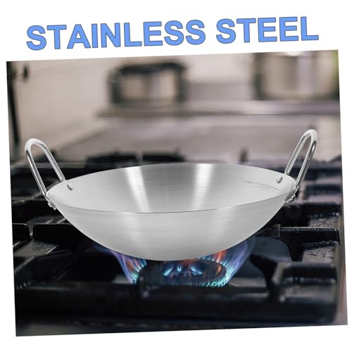 Wok de Acero Inoxidable BESTOYARD con Doble Asa miniatura 6