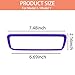 ZCLGOOD Rear View Mirror Protector Frame for Model 3/Y, Silicone Rearview Cover Edge Protection, Auto Interior Decoration Accessories, Easy Install Car Mirror Trim (Purple)