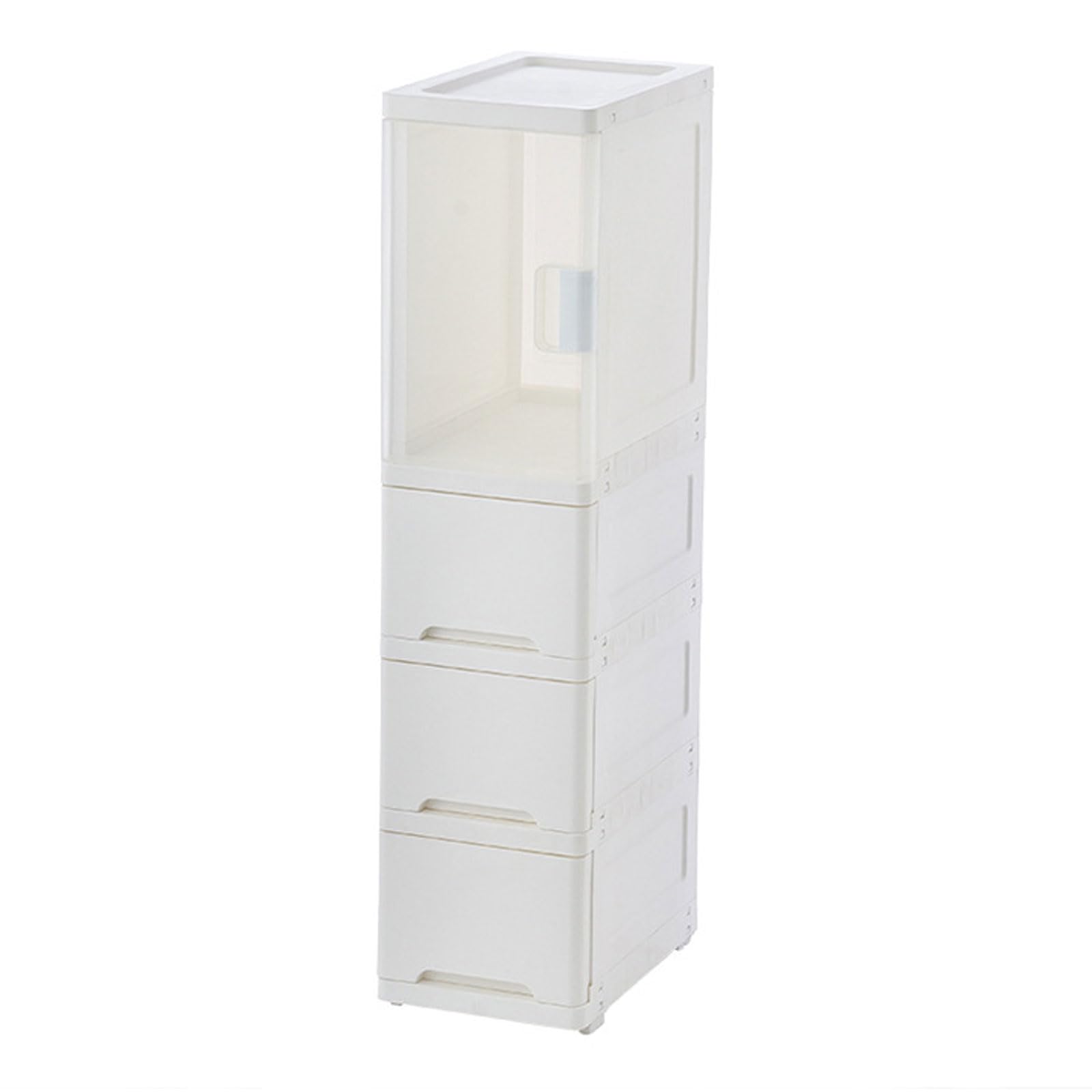 4-Tier Storage Cabinet Bathroom Floor Cabinet - Protege y Organiza Música, Películas, Videojuegos, Colecciones y Memorabilia, Accesorios de Cocina y Baño