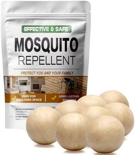 AUDQQM Mosquito Repellent Outdoor Patio, Mosquito Repellent Balls...