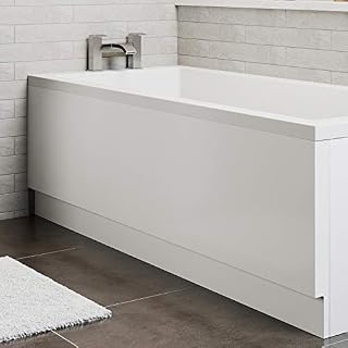 Essentials Acrylic 1700mm White Gloss Acrylic Bath Side Panel