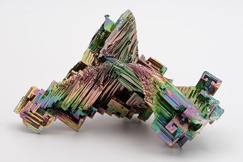 Rainbow Bismuth Crystal WYSIWYG #19 347 Grams Stone Specimen for Collecting Decoration Wicca Reiki Energy Healing 99.99% USA Pure Mineral Element by Awesome Industries