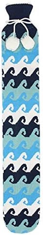 SKUZA Hot Water Bottle, Winter 2L Extra Long Hot Water Bottle Faux Fur Cover Hand Warmer Handwarmer Hot Water Bag Hot Water Bottle with Cloth Cover Warming Bag (Color : 4) (Color : 14)