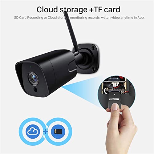 Caméra de surveillance extérieure 5MP pour éviter les cambriolages nocturnes