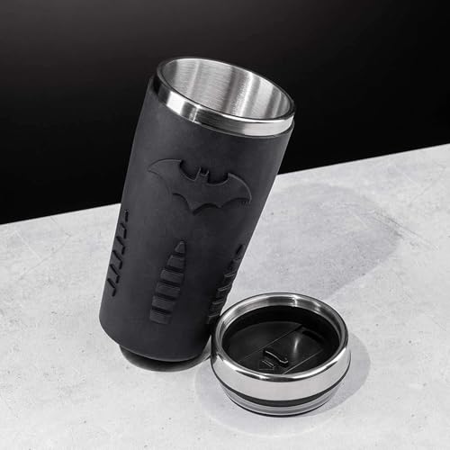A batman travel mug definitely makes the list for new job gift ideas for your boyfriend. 