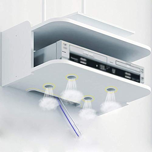 Estante de almacenamiento para router en cocina o dormitorio minimalista libre de cables 2