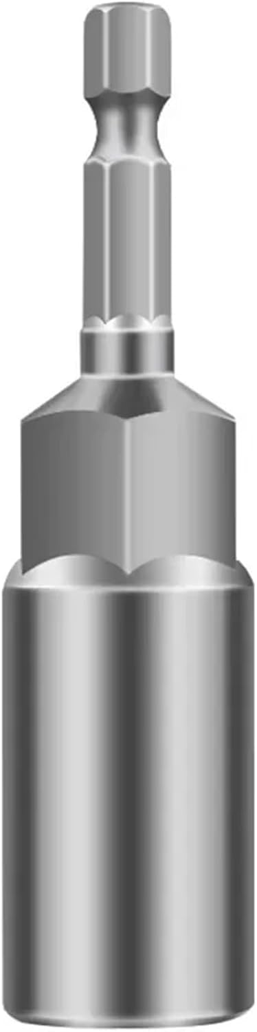 Hexagonal Bit 10pcs 80mm Deepen Nut Driver Drill Bit SetImpact Socket Magnetic Nut Screwdriver Power Tool 6-19mm 1/4” Hex Socket Adapter Nut Wrench For Power Tool(80mmX15mm)