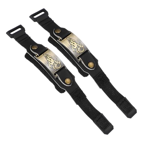 Sourdine de guitare contre les vibrations parasites, lot de 2 bandes noires