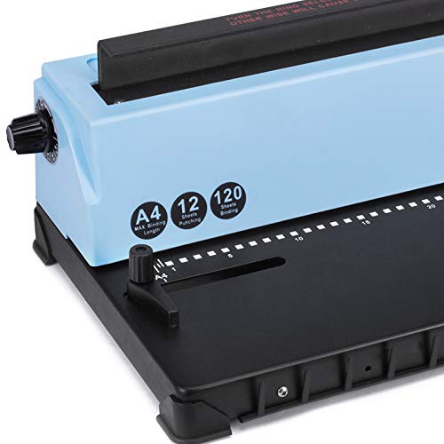Vevor Spiral Coil Binding Machine 34 Holes,Wire Binding Machine 120 Sheets,Spiral Binding Machine A4,Binding Machine,Coil Binding Machine For Office, Store #TOP5