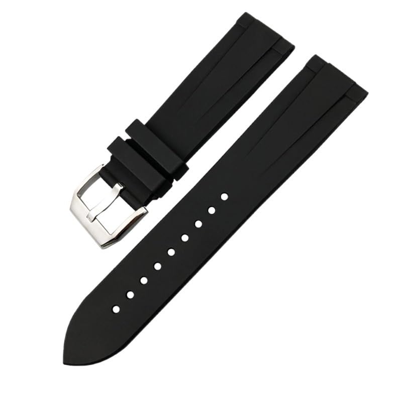 Bracelet montre fluororubber haut de gamme pour IWC IW3777 et grandes montres