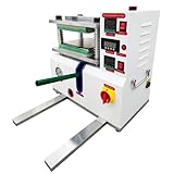 Yokoma Desktop Flat Plate Vulcanizing Machine Laboratory Plate Vulcanizer with 50~350℃ Range for Plastic, Rubber and Silicone Product, AC110V